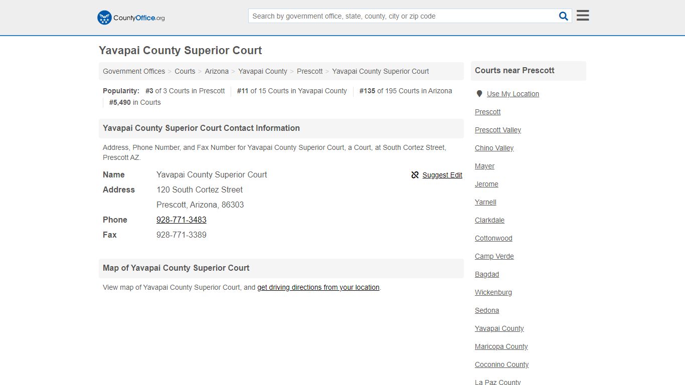 Yavapai County Superior Court